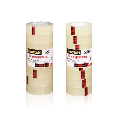 LOT 8 ADHESIFS SCOTCH TRANSPAR TAPE L33