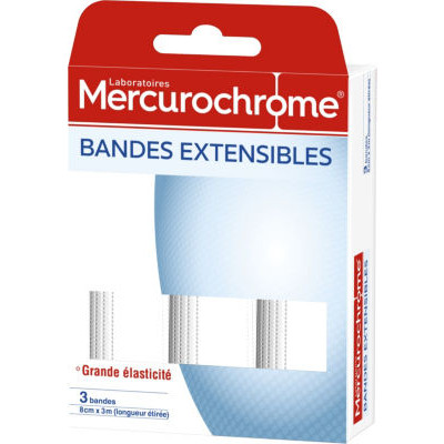 BOITE 3 BANDES EXTENSIBLES 3MX8CM