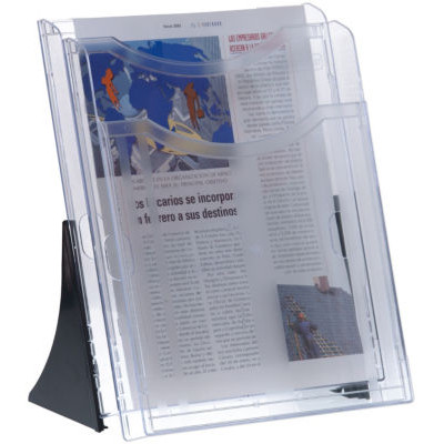 PRESENTOIR DE TABLE VERTICAL INCLINE A4