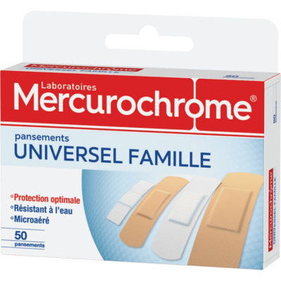 BOITE 50 PANSEMENTS UNIVERSEL