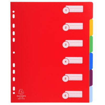 INTERCALAIRE NEUTRE A4+ 6 DIV PP 30/100