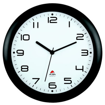 HORLOGE HORNEW NOIR A QUARTZ Ø30CM