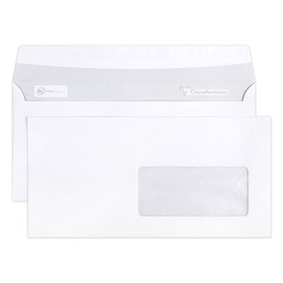 50 ENVELOPPES AD 110X220 AF 45X100 80G