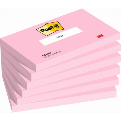 LOT 6 BLOC POST IT 76X127 FLAMINGO ROSE