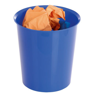 RAJA CORBEILLE A PAPIER BLEU RECYCLE