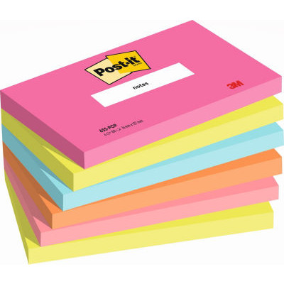LOT 6 BLOCS POST IT 76X127 POPTIMISTIC