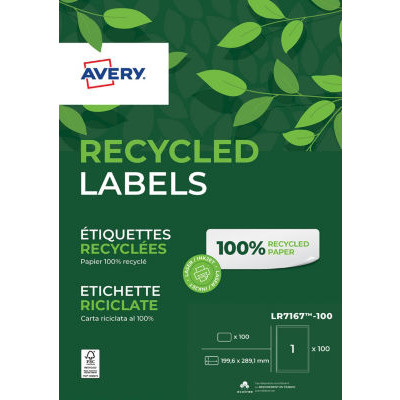 BTE 100 ETIQ RECYCLEES 199,6X289,1