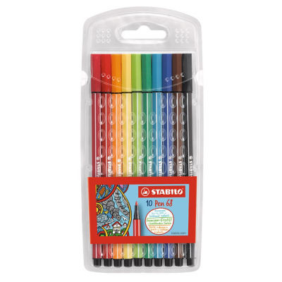ETUI CHEVALET DE 10 STABILO PEN 68