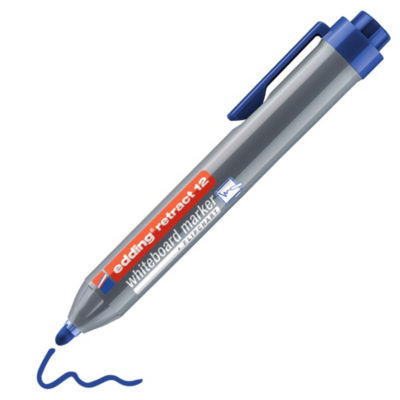 MARQUEUR EFFACABLE EDDING 12 RETRAC BLEU