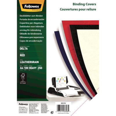 FELLOWES 100 DELTA COUVERTURE GRAIN A4