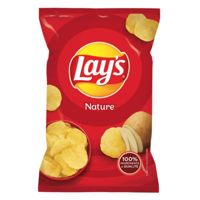 LOT 20 PAQUETS 45G CHIPS LAY S NATURE S