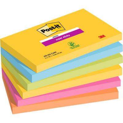 LOT 6 NOTES SUPER STICKY 76X127CARNIVAL