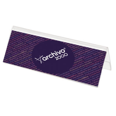 PORTE-NOM CHEVALET DE TABLE 11X30 CM