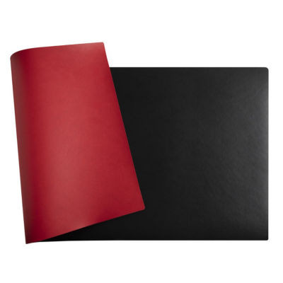 SOUS-MAIN SOUPLE NOIR/ROUGE 35X60 CM