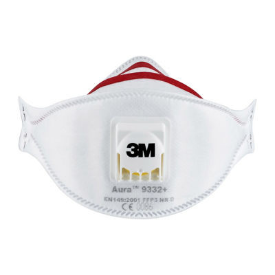 2 MASQUES ANTI-POUSSIÈRES PLIABLE FFP3
