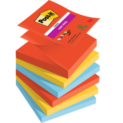 LOT 6 Z-NOTES POST IT SS 76X76 PLAYFUL