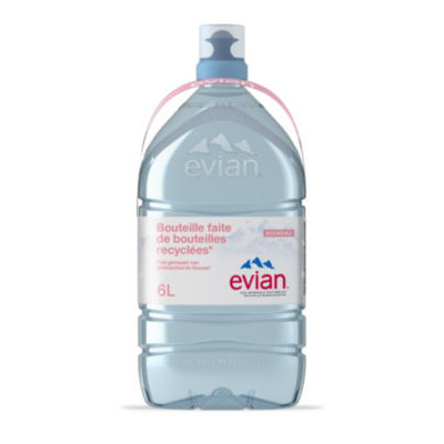 BONBONNE EVIAN 6 LITRES