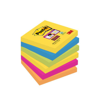 LOT 6 NOTES SUPER STICKY 76X76 CARNIVAL