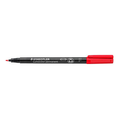 MARQUEUR PERMANENT LUMOCOLOR FINE ROUGE
