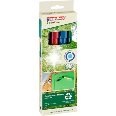 LOT 4 MARQUEURS PERM EDDING 25 ASSORTIS