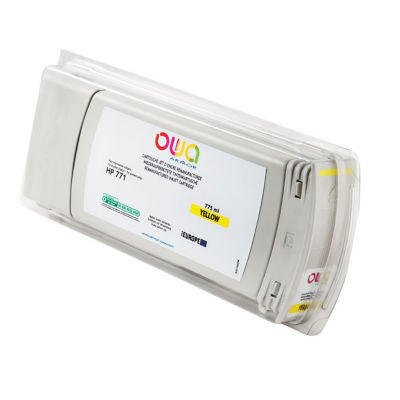 CARTOUCHE OWA HP 771 JAUNE
