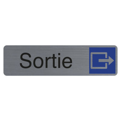 PLAQUE SORTIE ADHESIVE