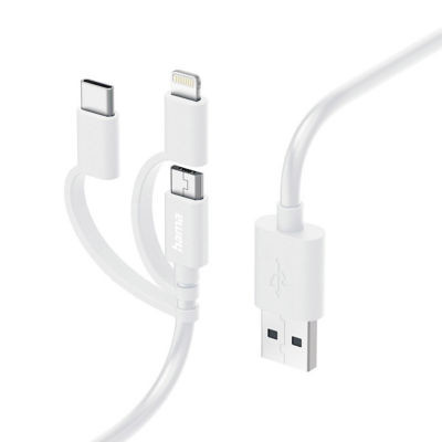 HAMA CABLE USB 3EN1