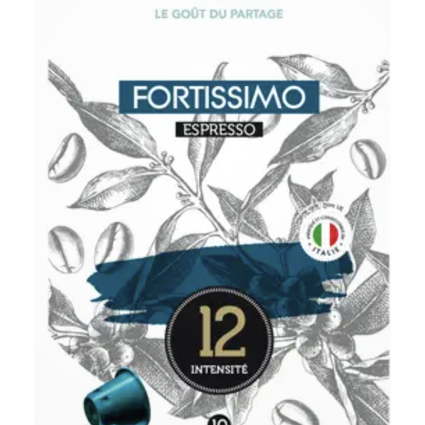 THELOA Lot de 10 étuis de 10 capsules FORTISSIMO