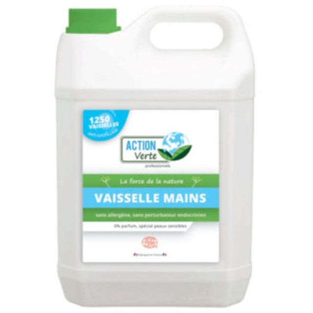 LIQUIDE VAISSELLE ACTION VERTE 5 L