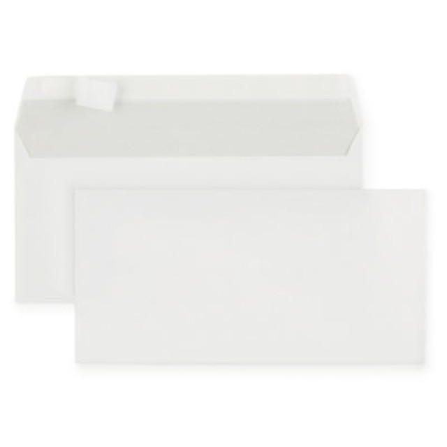 Enveloppes blanches Raja, bande autoadhésive, 110 x 220 mm, lot de 500 -  Enveloppes à fenêtre