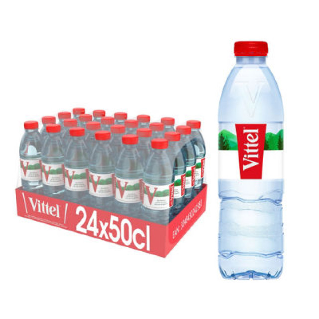 Bouteille d'eau Vittel 50 cl - L'Emporter Restaurant Snack à Evenos